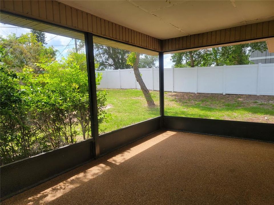 Enclosed Screen Porch