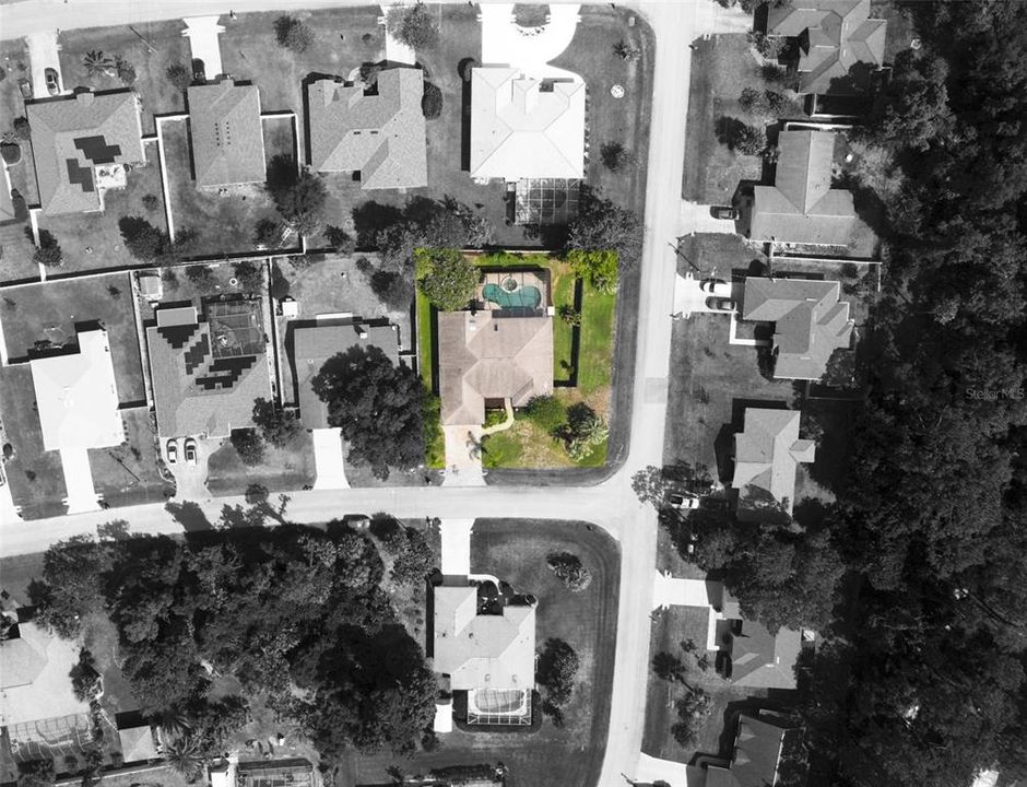 Aerial View of the property