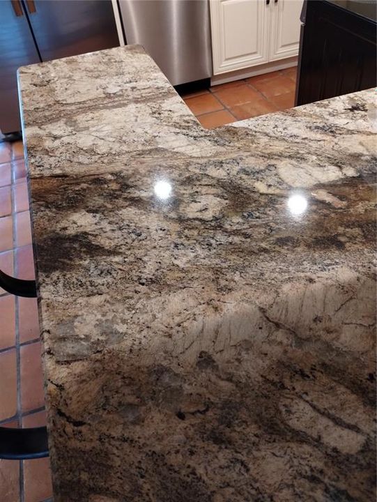 Closeup of kitchen granite!