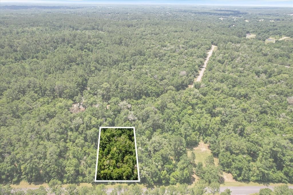 Homesite is 80'x195' or .36 acres