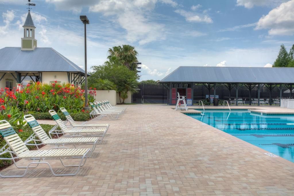 One of two Olympic-sized pools