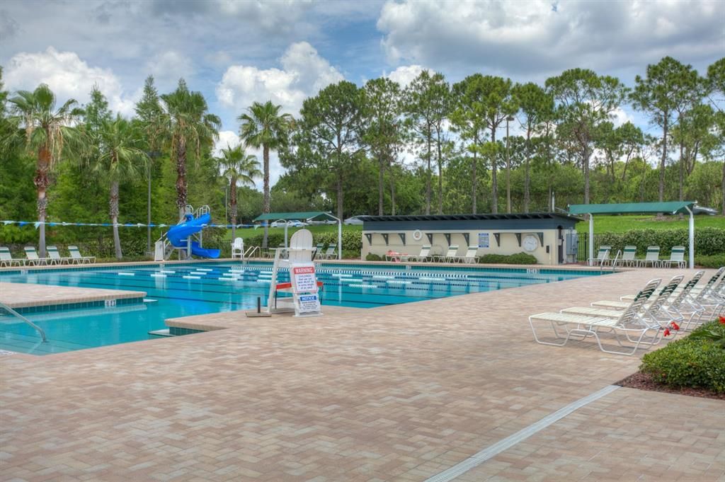 One of two Olympic-sized pools