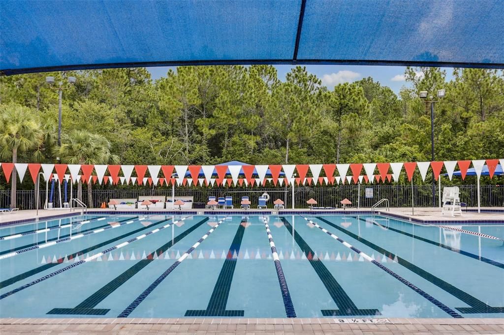 One of two Olympic-sized pools