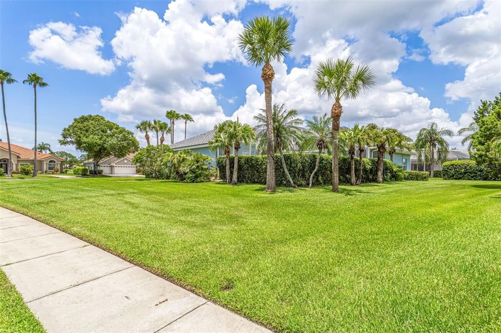 Formal living space with view and access to pool lanai