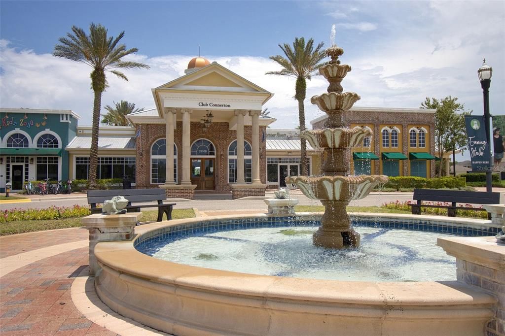 Our 10,000-square-foot clubhouse, Club Connerton, serves as the social hub of the community complete with a resort-style pool, fitness center, Kidz Zone and Conner Town Cafe.