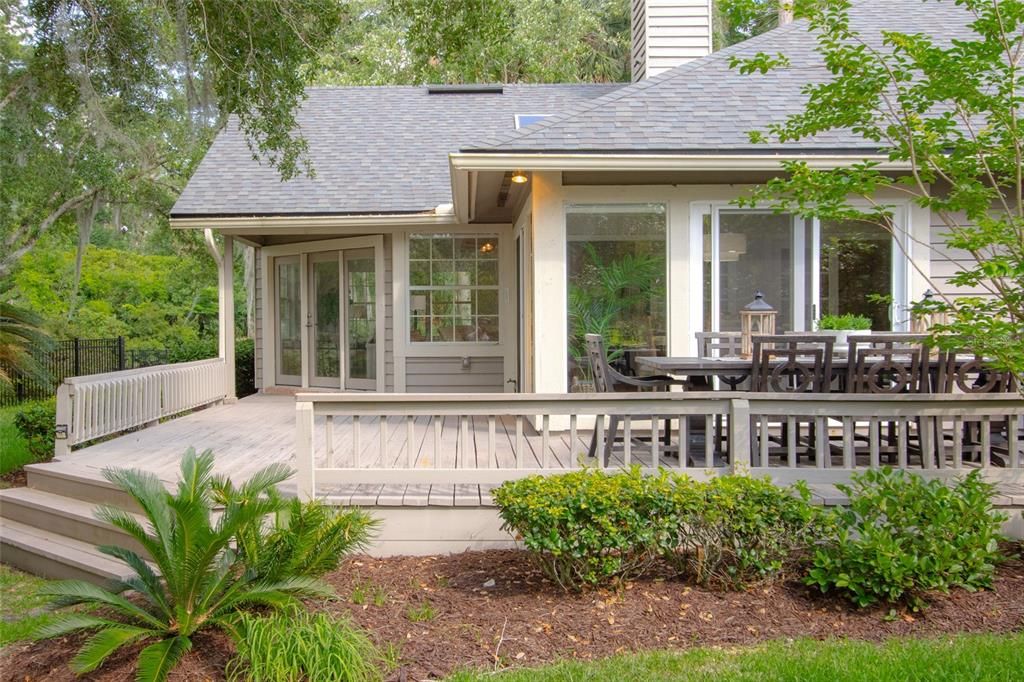 Large Deck with Lake Views