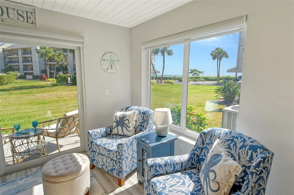 Living Area With Bay View