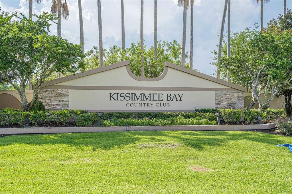 Kissimmee Bay Entrance Sign