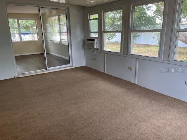 Sunroom with window A/C