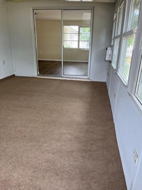 Enclosed Sunroom with window A/C