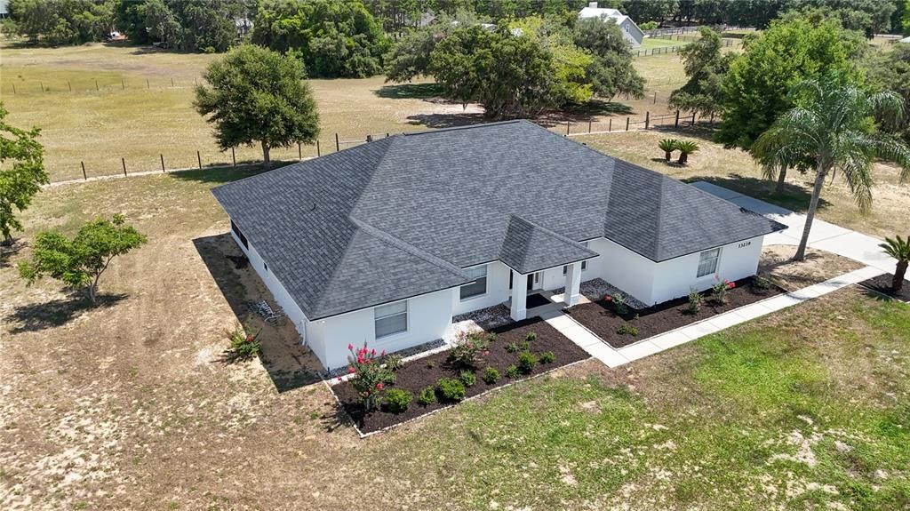 Landscaped Front and Large Side Yard