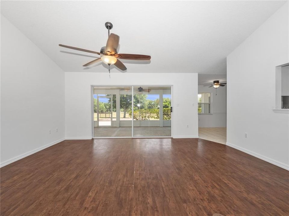 Great Room Opens to Screen-in Porch and Breakfast Nook