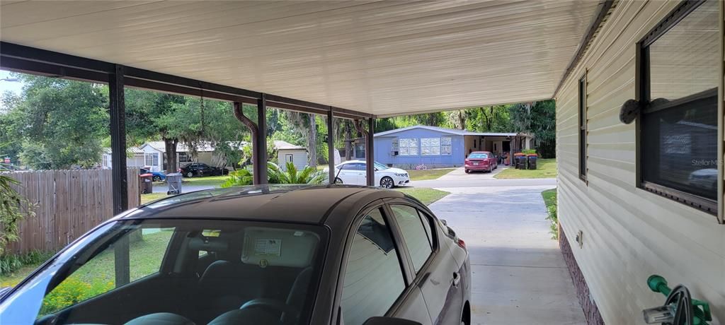 tandem parking carport