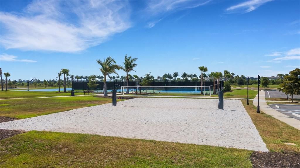 Sand Volleyball located in turner park, walking distance from home