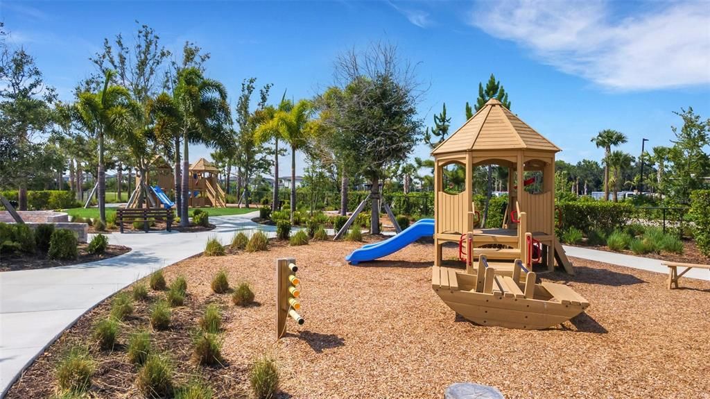 Playground located in turner park, walking distance from home