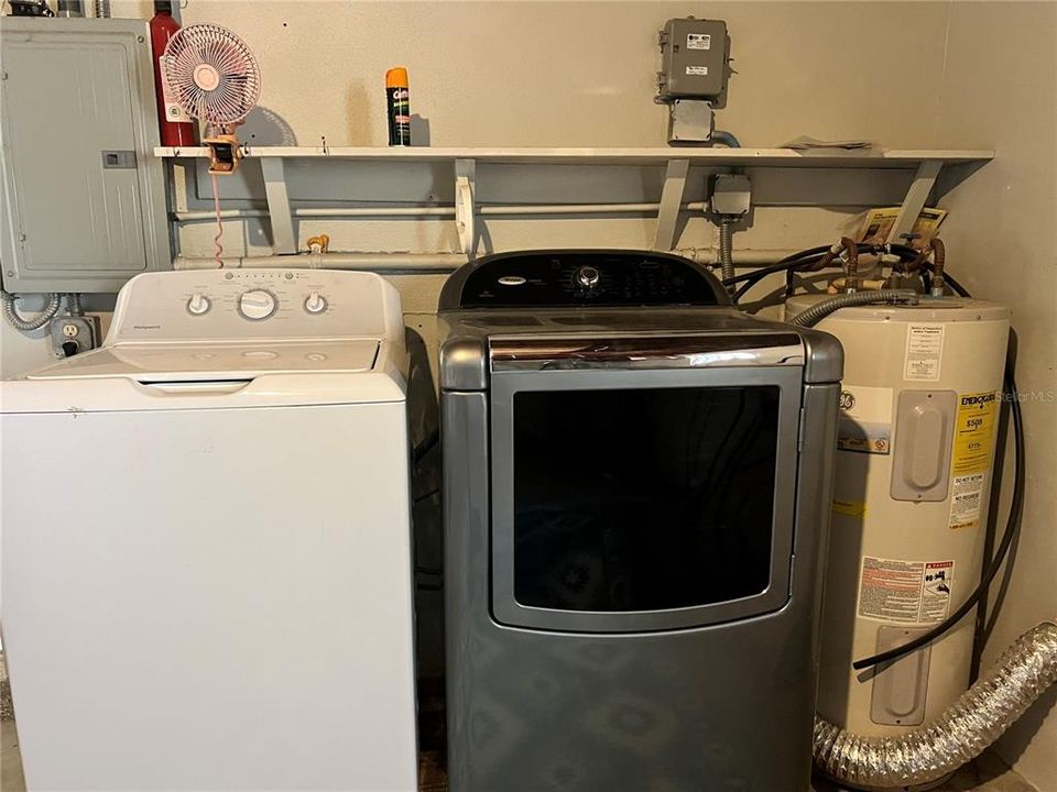 Washer & Dryer  Located in the Garage off the Kitchen