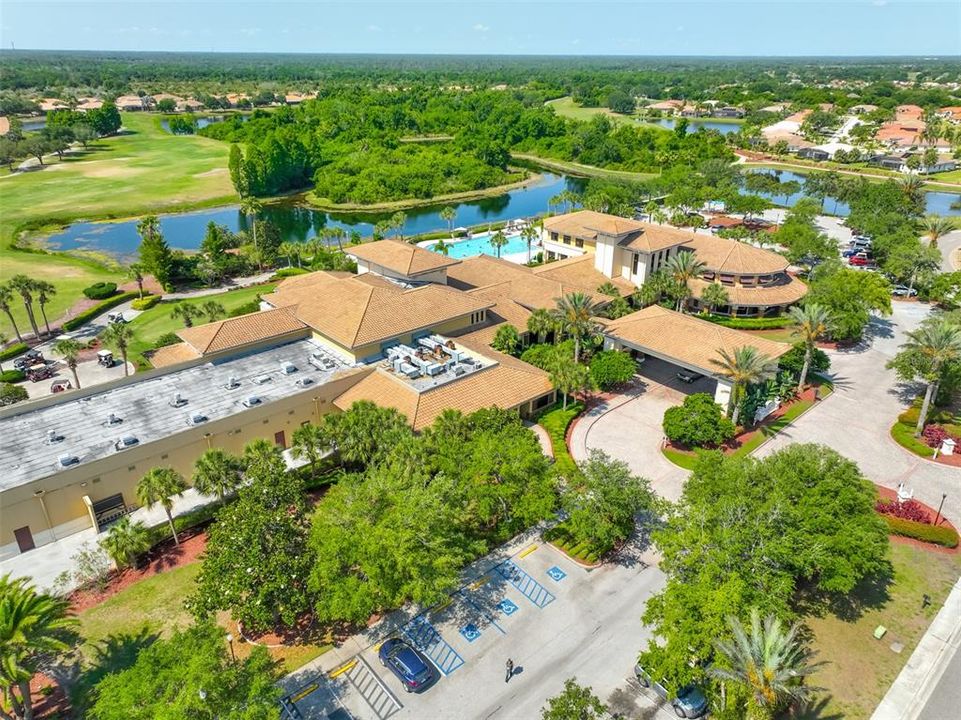 Aerial View of the Renaissance Club.