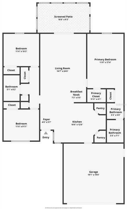 Active With Contract: $349,900 (3 beds, 2 baths, 1424 Square Feet)