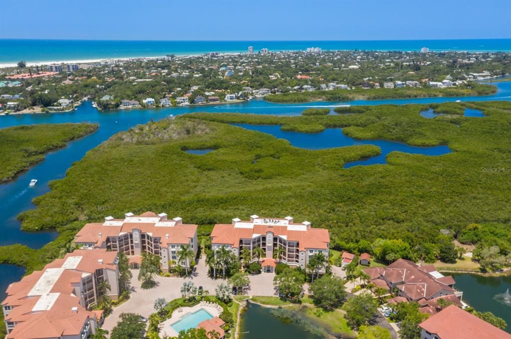 Looking west towards Gulf of Mexico over the Intracoastal Waterway