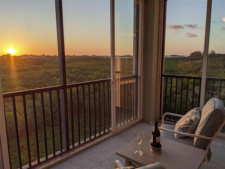 Sunset with views of the Intracoastal Waterway