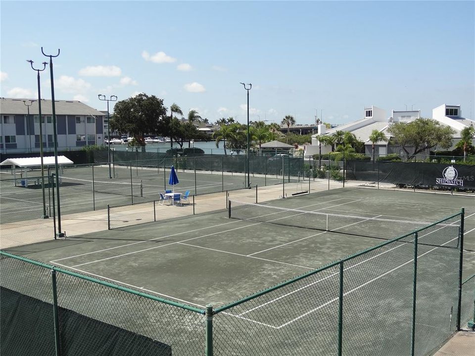 Just a few of the many tennis courts