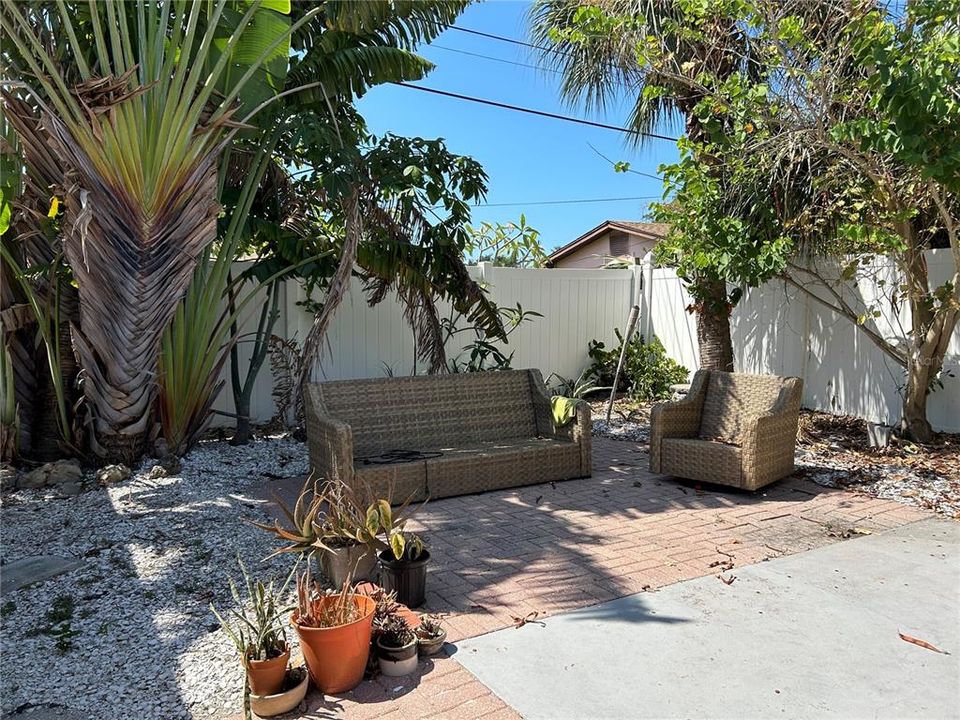 Private Fenced Back Patio