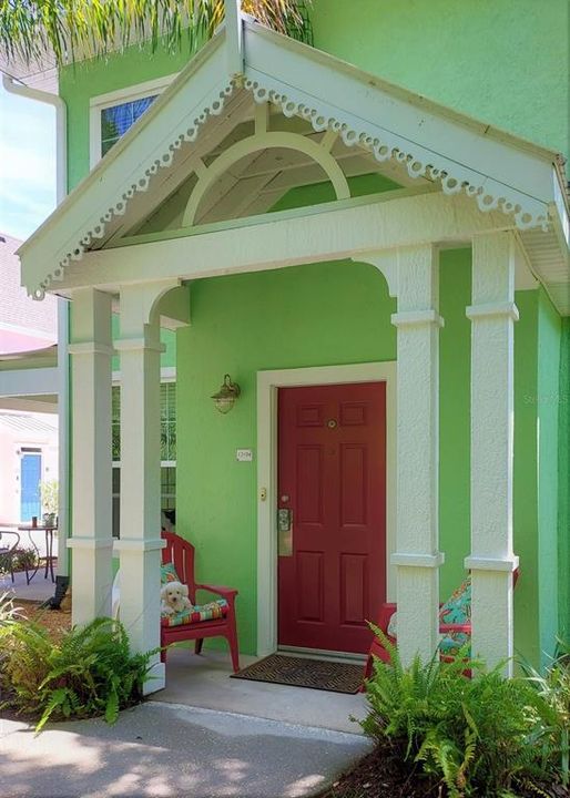 Charming front entry