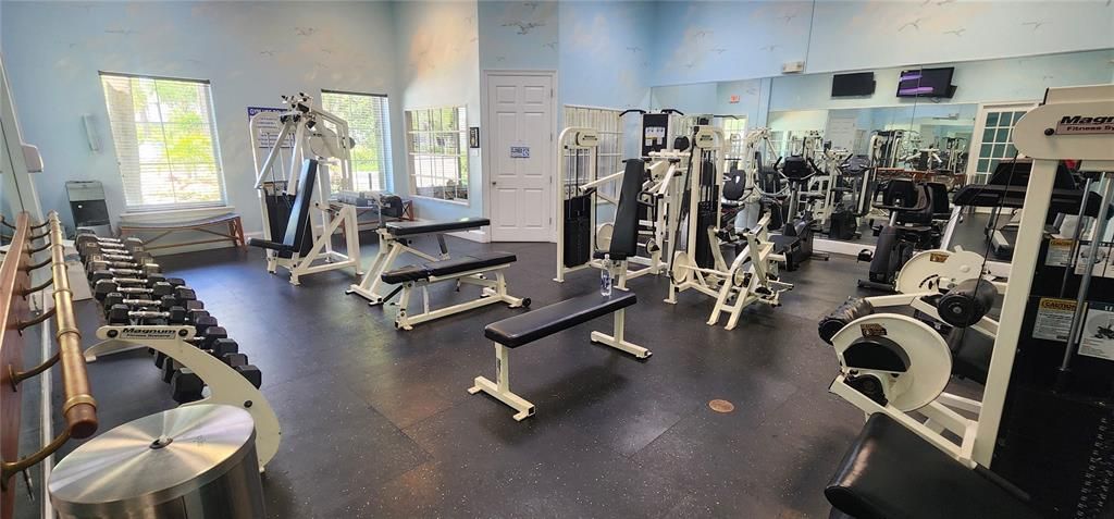 State of the art fitness room