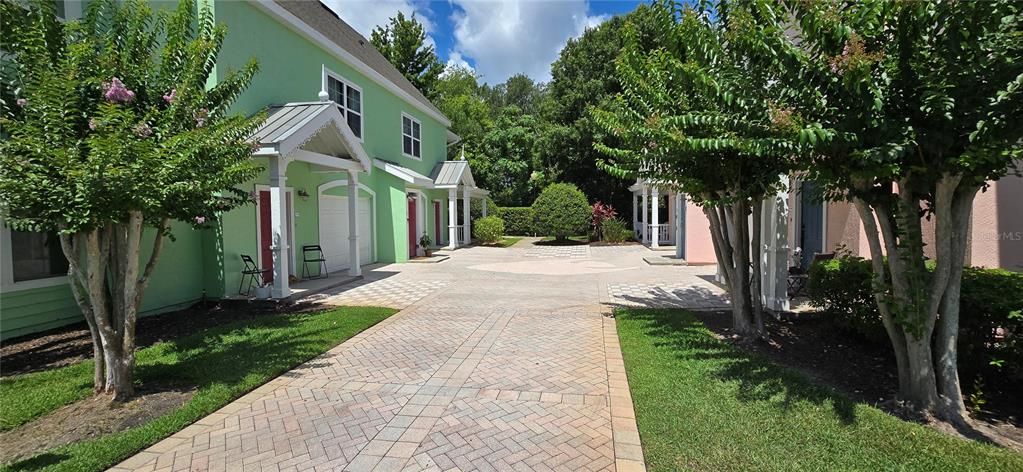 Driveway to garage