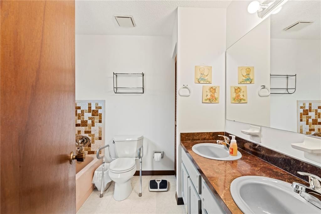 Master Bath with Dual Sinks