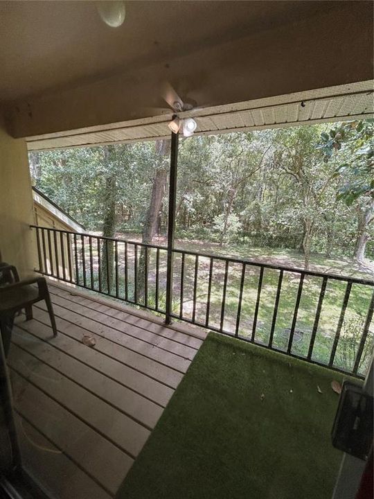 Covered Patio upstairs