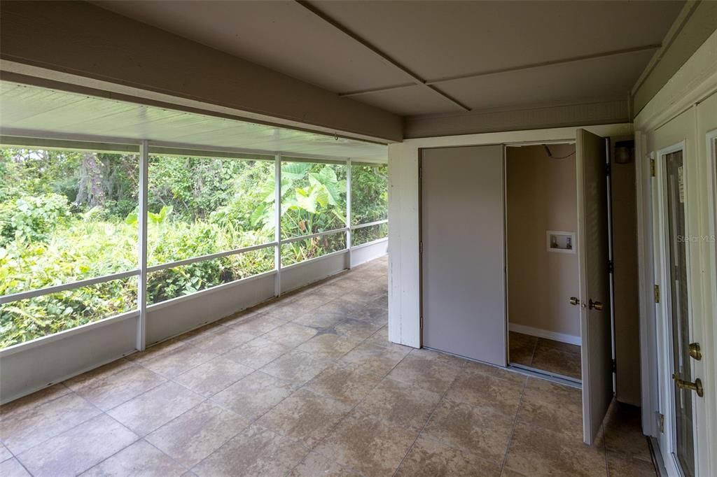 Storage and Laundry Closet