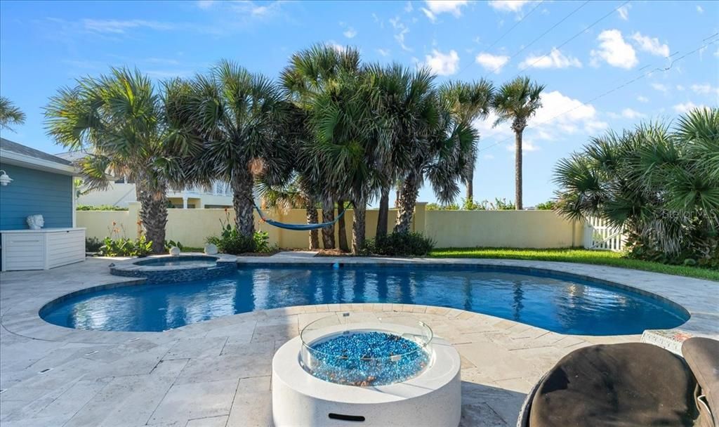 Pool Deck and Fire Pit