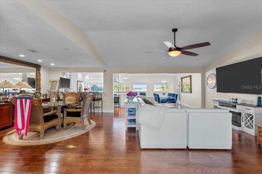 Spacious Living Room from front door