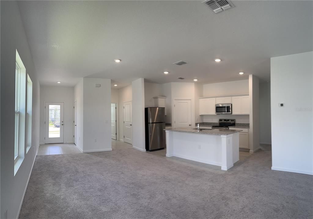 Virtually Staged Kitchen Island