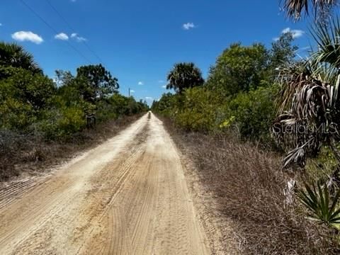 View South to SR74 1/2 mile to the main hwy.