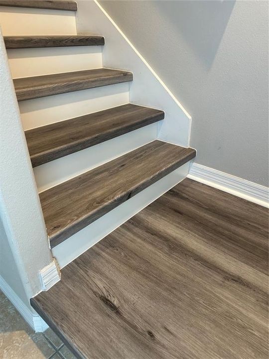 Luxury Vinyl Stairs