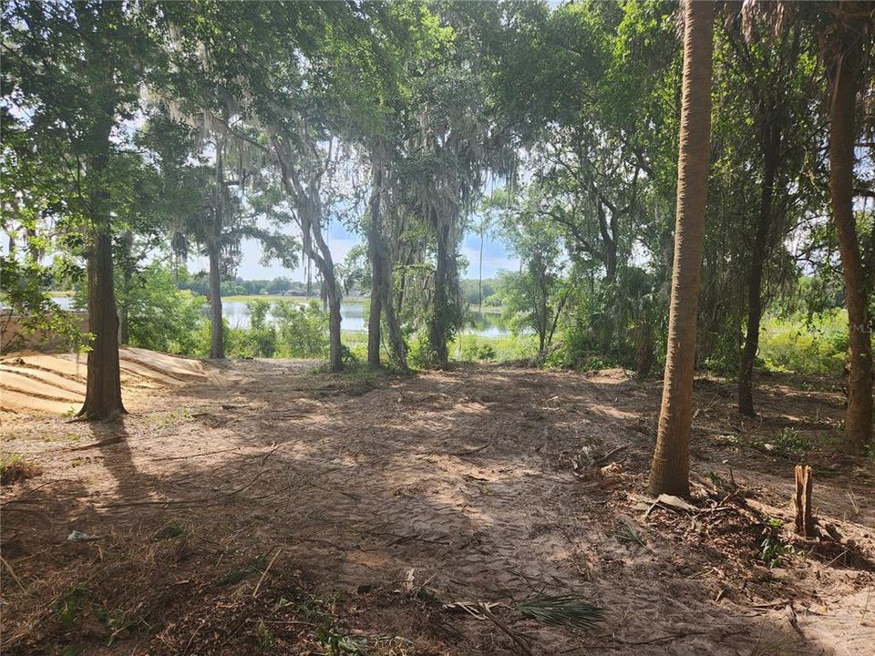 Lot 3 on Lake Joy, some clearing work just completed high above the lake