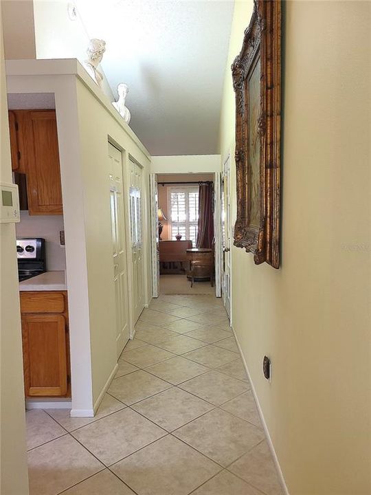 Looking towards the bedroom from the living room