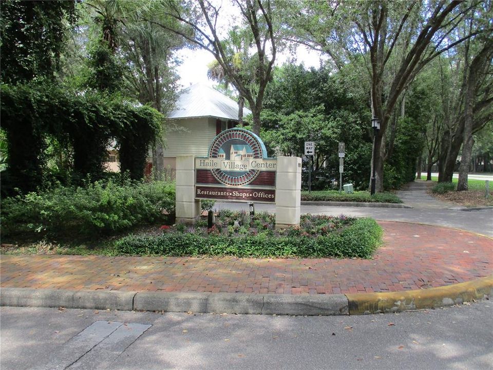 Haile Village entrance