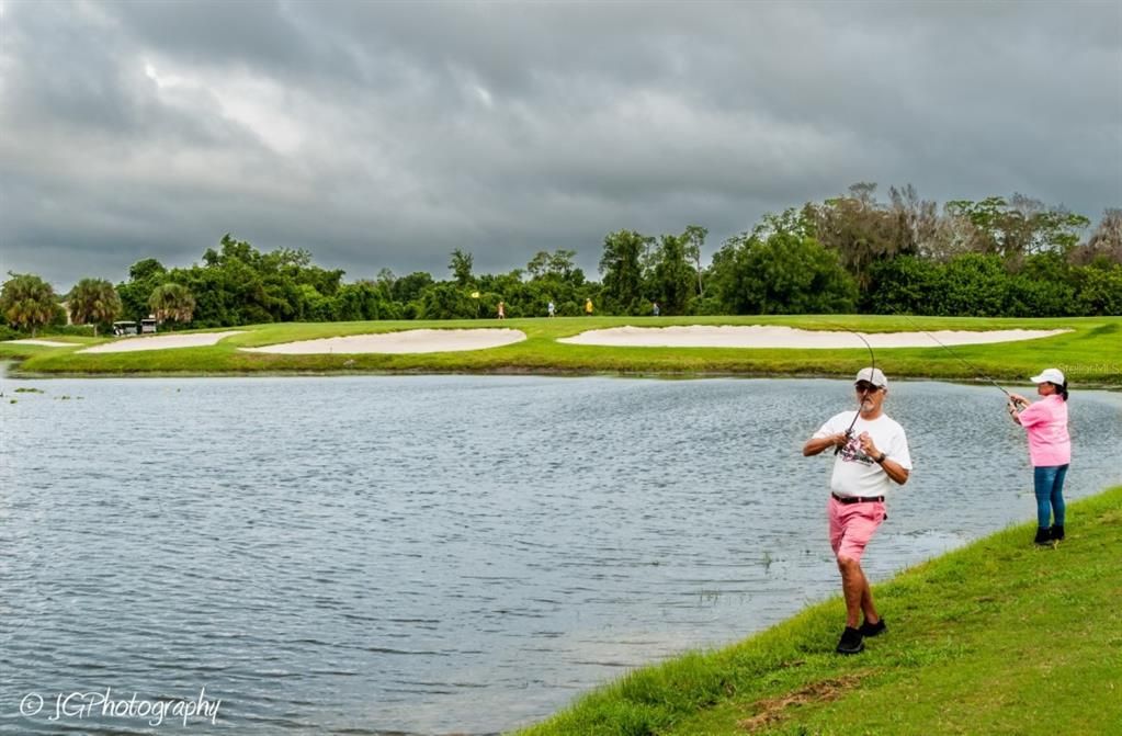 Lake Ashton has over 50 lakes, ponds and canals where residents can "wet a line".