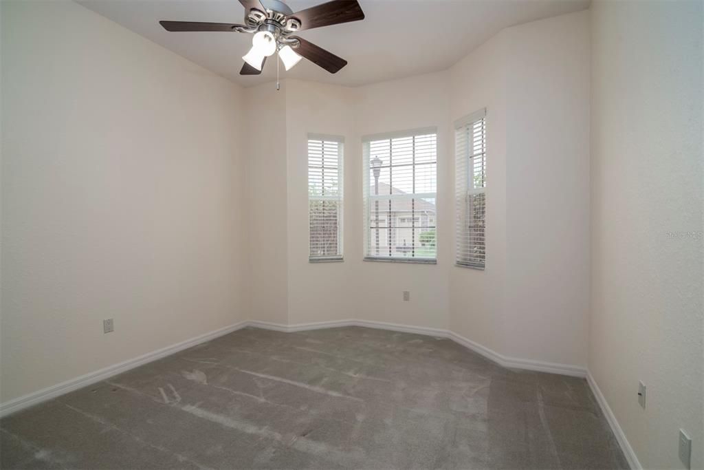 The third bedroom is at the front of the home and has a bay window area.