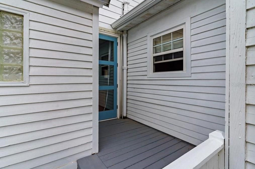 Exterior Entrance to Primary Bedroom