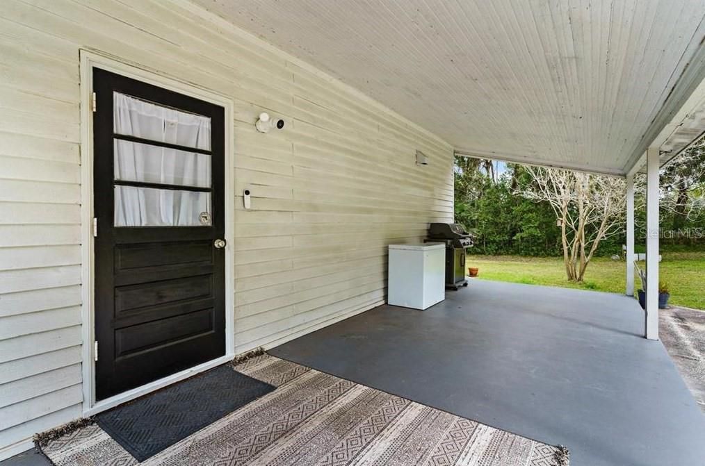 Exterior Entrance to Kitchen