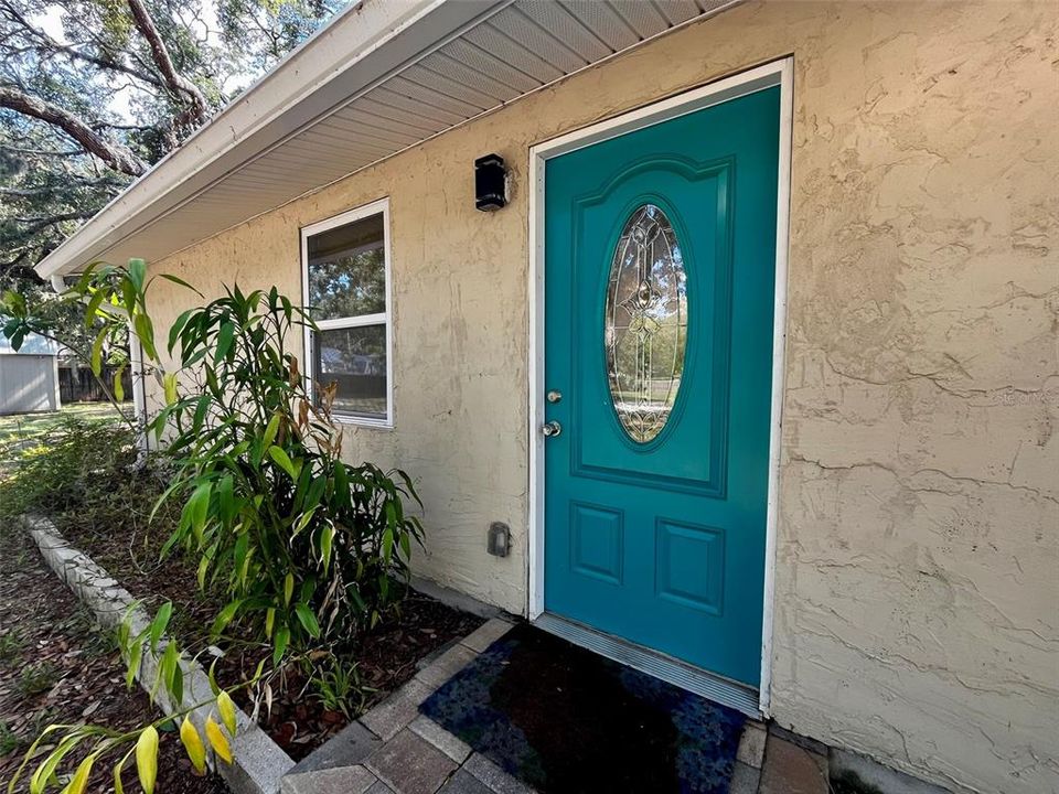 Guest house entrance