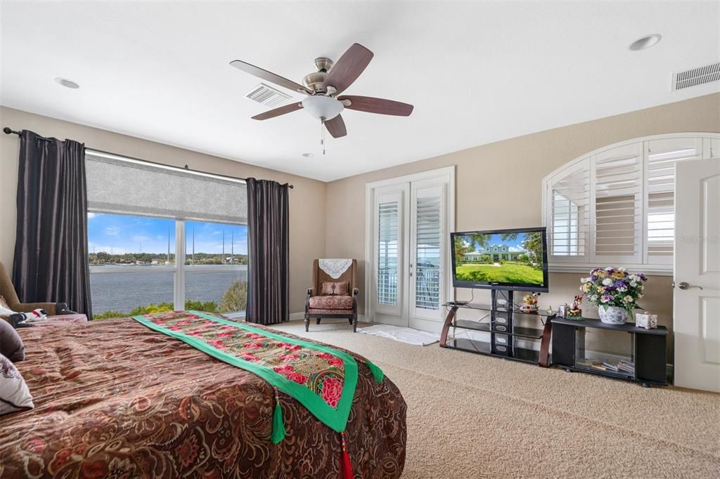 Game Room / Bedroom Upstairs with Great Water View