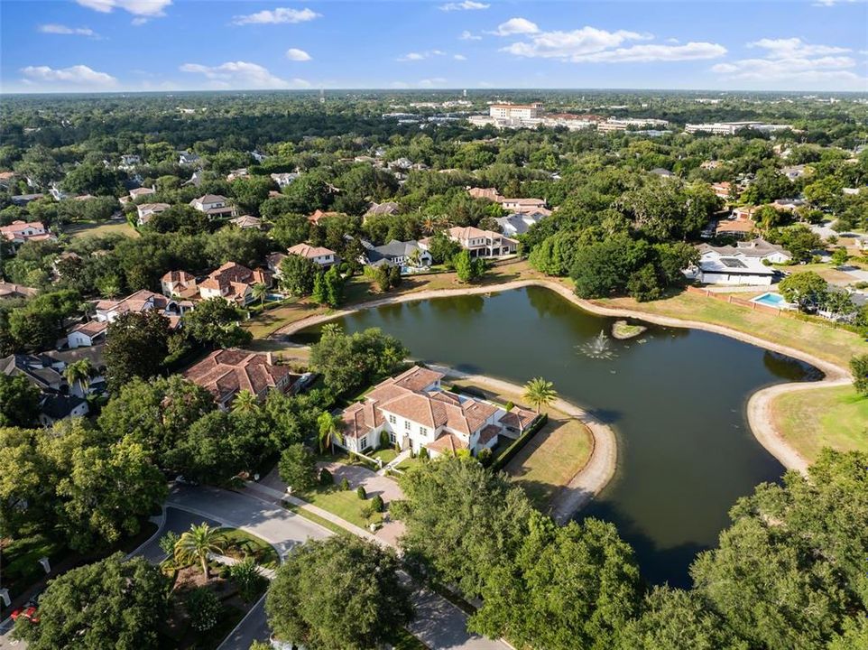 Surrounded by water views