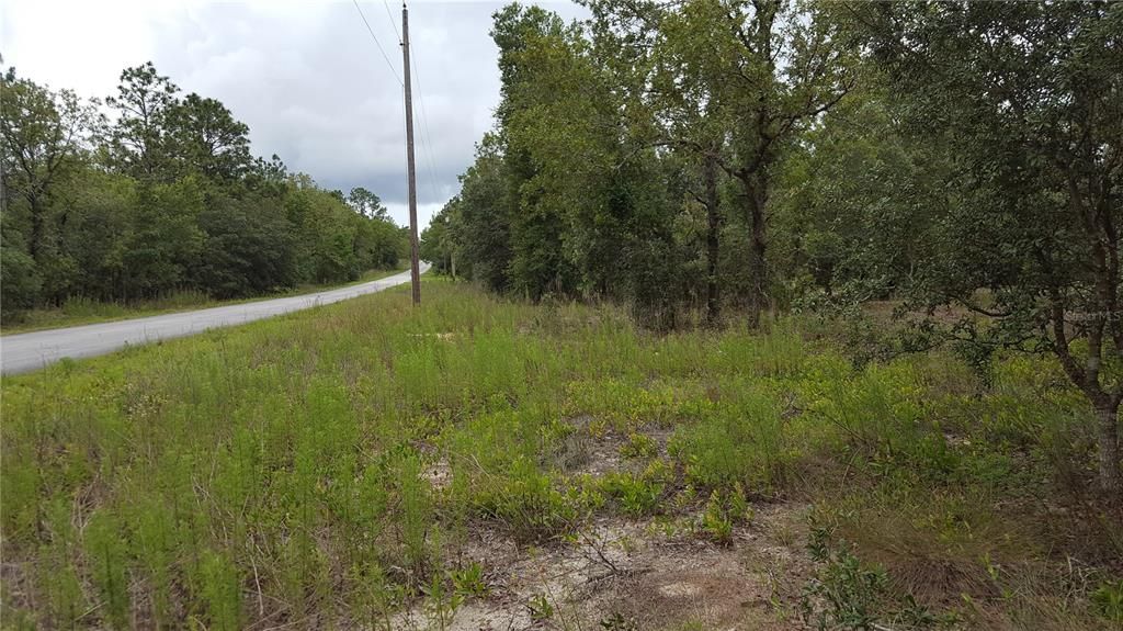 power pole on the south east corner of lot 2