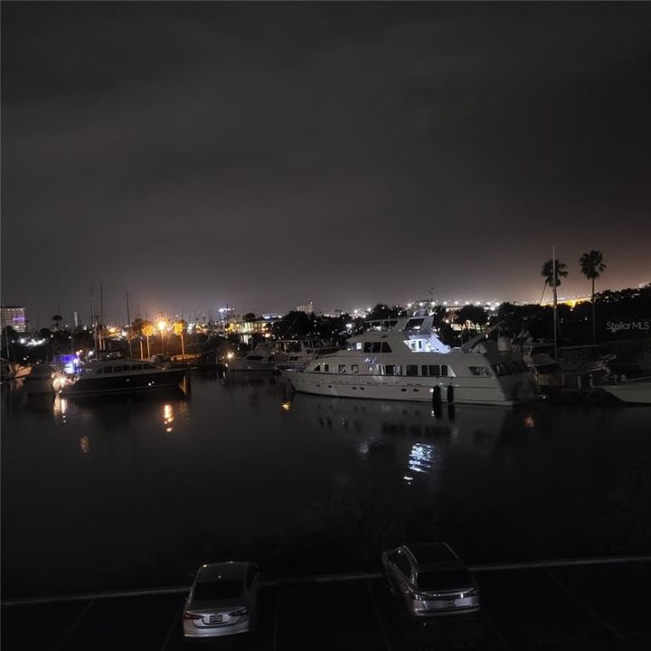 View at night of Daytona Beach