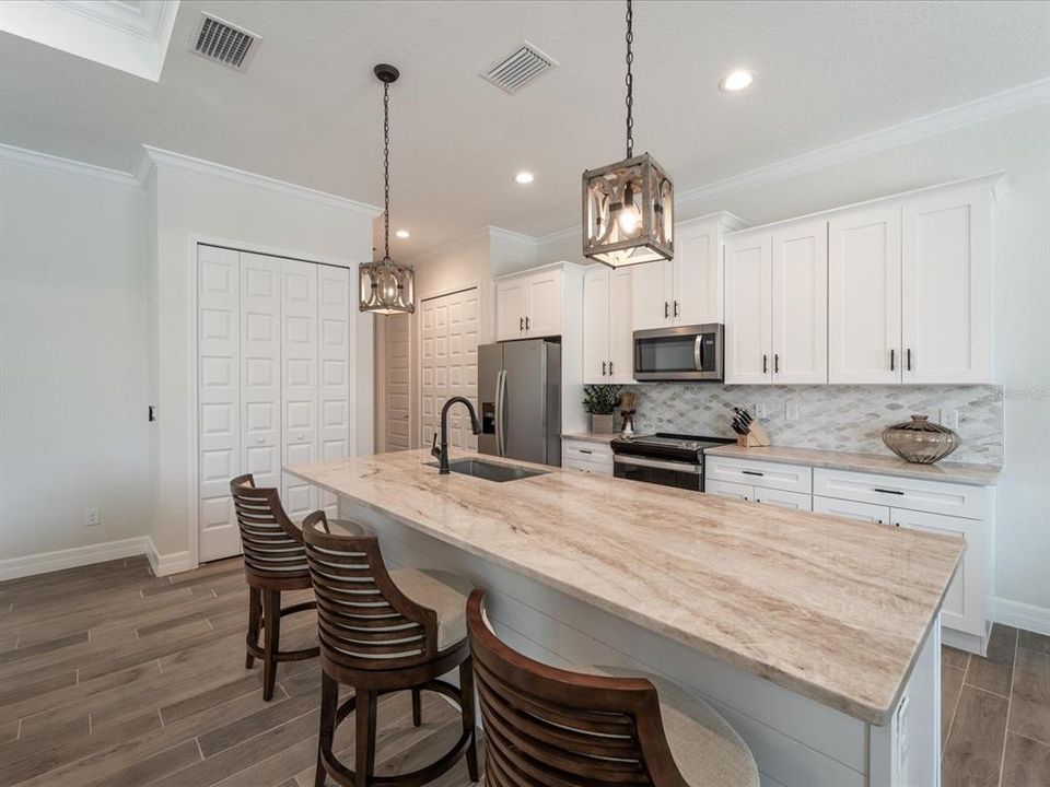 Kitchen has two pantries!